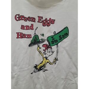 Rare Vintage 90s Green Eggs & Ham Dr Seuss XL Single Stitch T-Shirt MADE IN USA